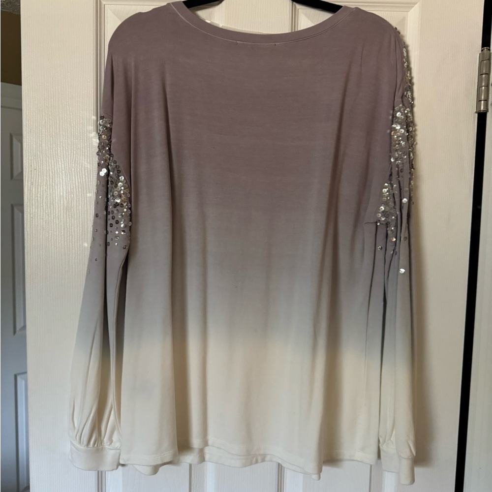 NWT‼️ INC lavender fields top - Picture 2 of 4